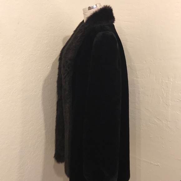 JORDACHE vintage faux fur jacket pockets padded 12 - Picture 4 of 8